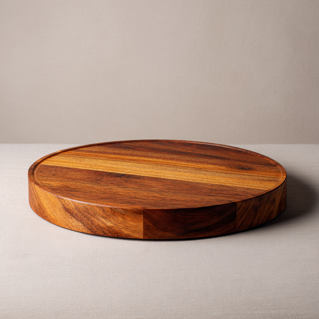 Slimline Cheese & Charcuterie Board - African Mahogany Edge Grain Serving Board