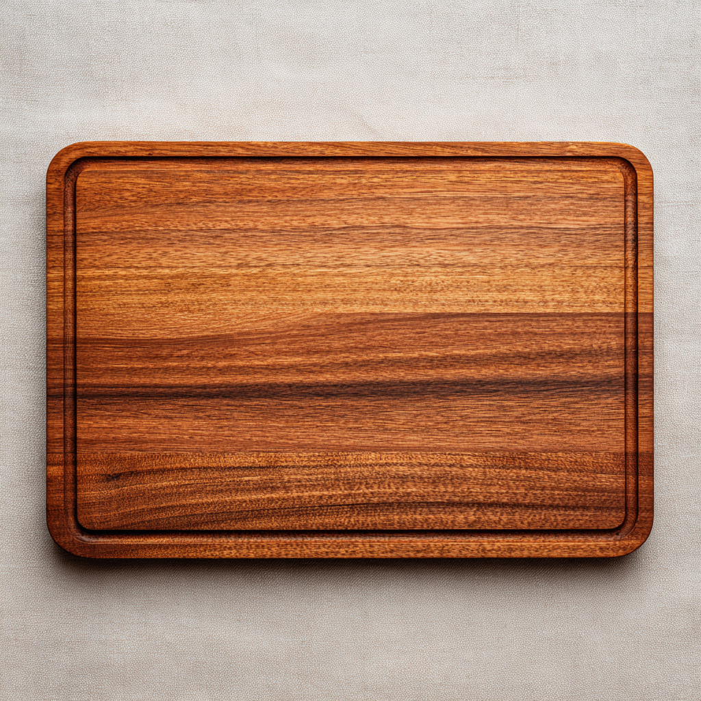 Compact Prep Board — Laser Engraved Monogram