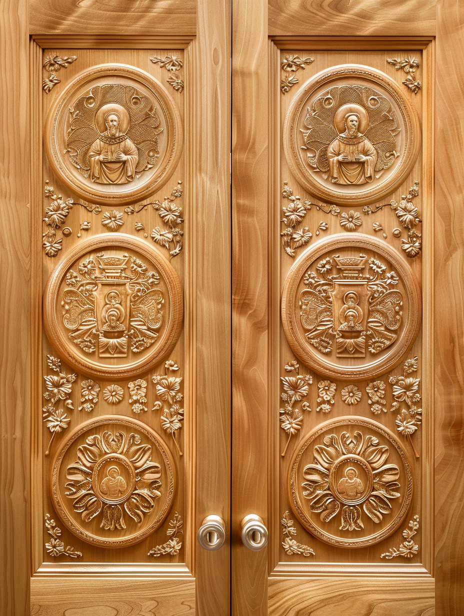 Arched Sanctuary Timber Door