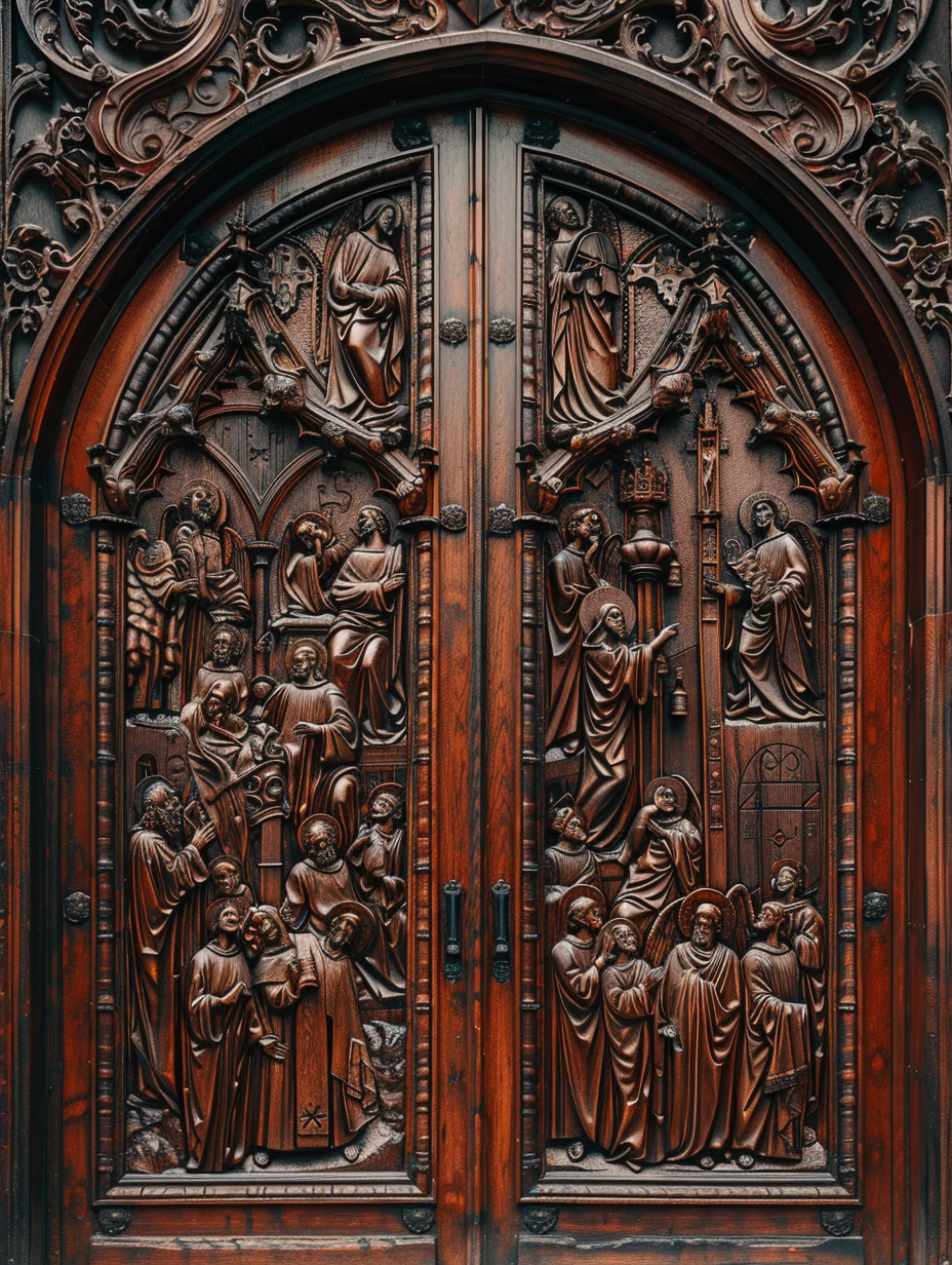 Arched Sanctuary Timber Door