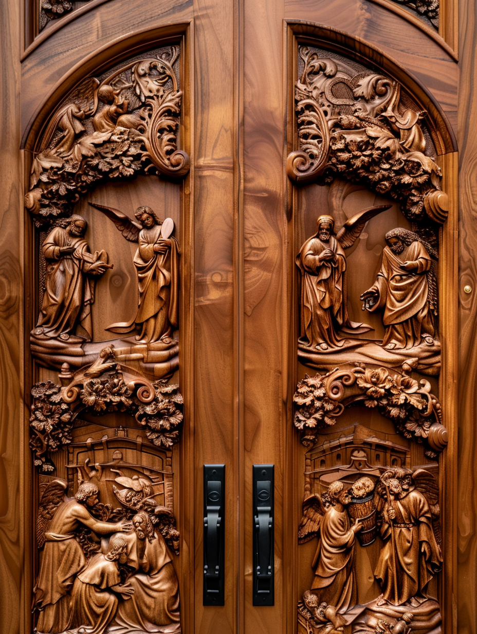 Arched Sanctuary Timber Door